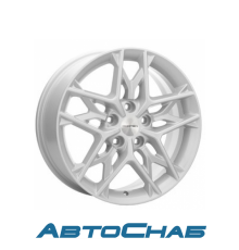 Диск 7x17 5x112 ET49 D57.1 Khomen Wheels KHW1709 (Octavia) F-Silver